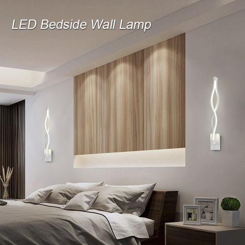 Lámpara De Pared Led Para Mesita De Noche Ac 85-265 V/50-60