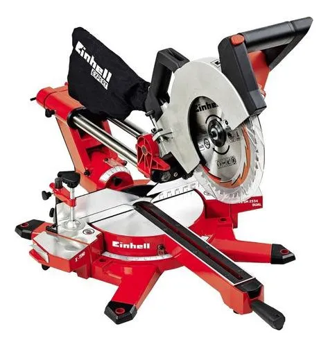 Sierra Ingletadora Einhell Con Láser Y Luz Led 10'' 1800w