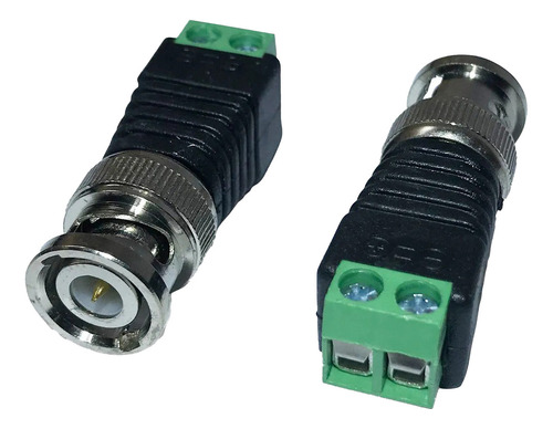 10x Plug Conector Bnc Macho Com Borne De Parafuso C/ 10 Peça