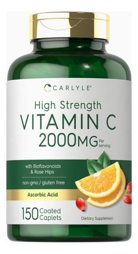 Vitamina C De 2000 Mg De 150 Tabletas 