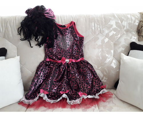 Disfraz De Monster High Draculaura Para 8-10 Años Halloween!