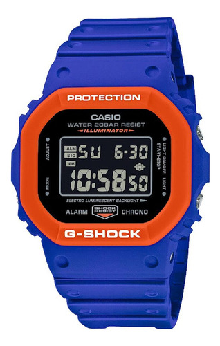 Reloj Casio Dw-5610sc-2cr G-shock Protection-azul