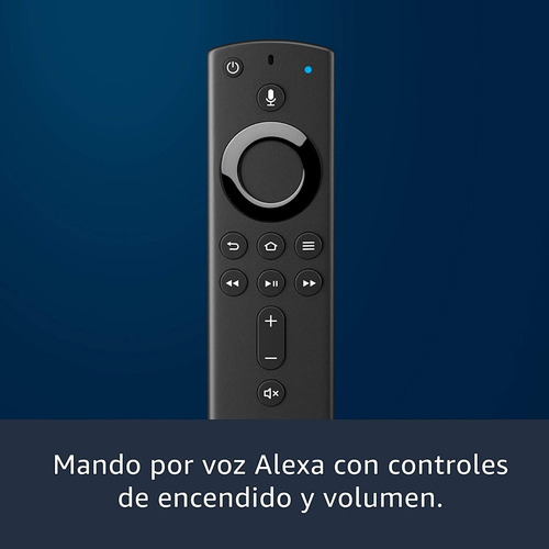 Amazon Fire TV Stick 4K de voz 4K 8GB negro con 1.5GB de memoria RAM