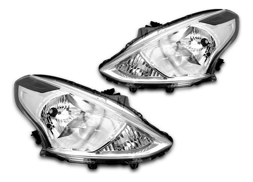 Farol Versa 2015 2016 2017 2018 2019 Cromado Tyc