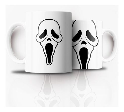 Tazón Taza Personalizada Halloween Rostros Peliculas