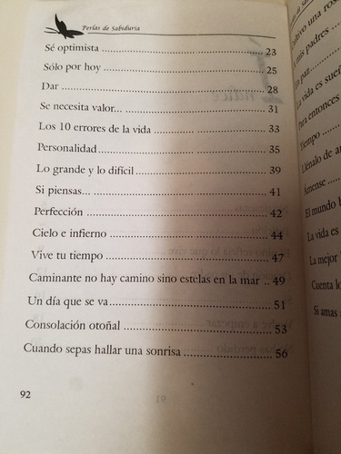 Hermosas Palabras Y Pensamientos (Usado)