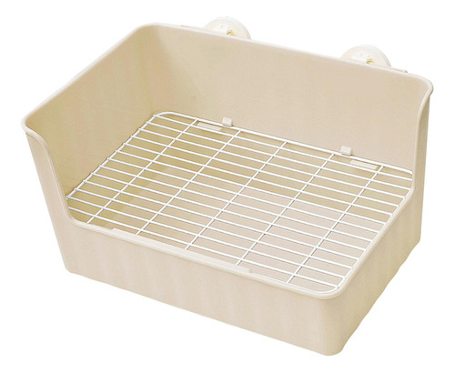 Caja De Arena Para Conejos, Bandeja De Entrenamiento Marrón
