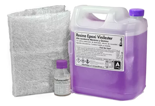 Resina de Poliester Kit 5 Kg – Fibratec – Resinas Epoxicas – Fibra