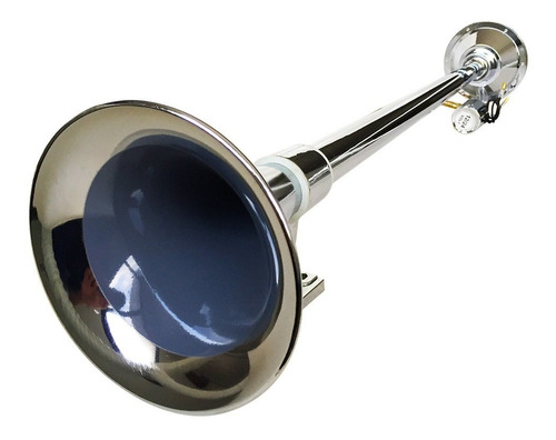 2 Buzina Marítima Metal Ar 74cm Válvula De 1/2 - 12v 24v