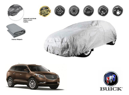 Funda Car Cover Afelpada Premium Buick Enclave 3.6l 2015