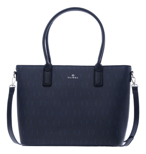 Bolsa Tote Olimba Para Mujer Amplios Compartimientos 9794 Negro Lisa Oro