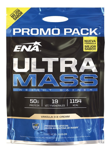 Ultra Mass 3kg Ena Ganador De Peso Y Masa Muscular