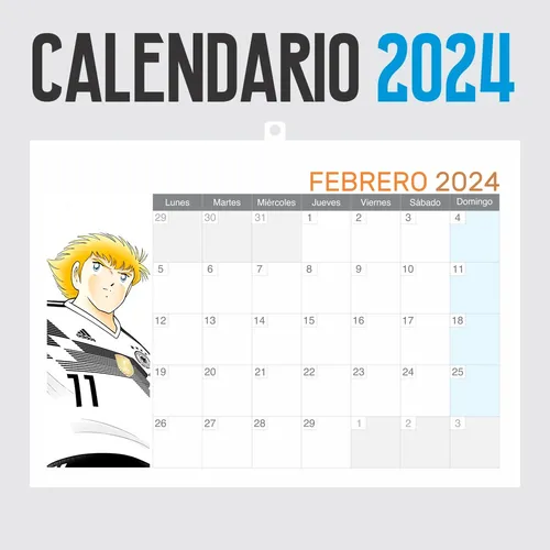 Calendario 2024 Captain Tsubasa Super Campeones Animeras