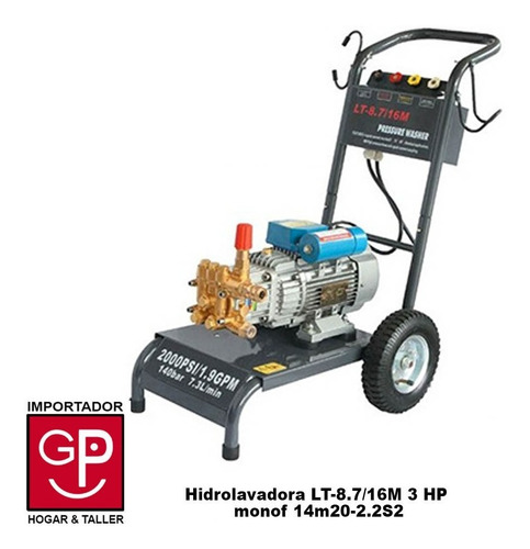 Hidrolavadora Lt-8.7/16m 3 Hp Monof 14m20-2.2s2