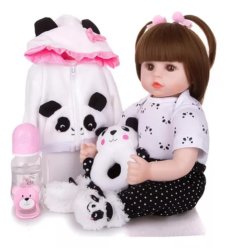 Boneca Bebe Reborn Realista Laura Baby Original Licenciada no Shoptime