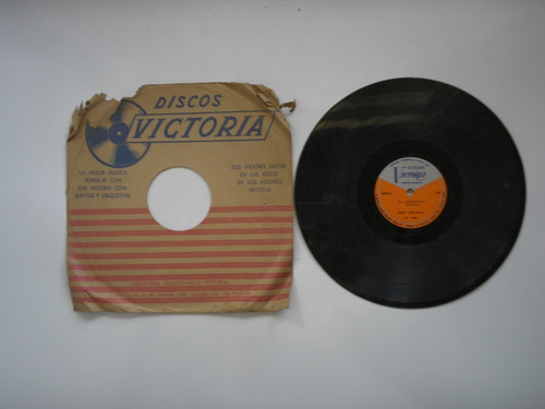 Disco Acetato Julio Jaramillo El Cañonazo La Panadera 78 Rpm