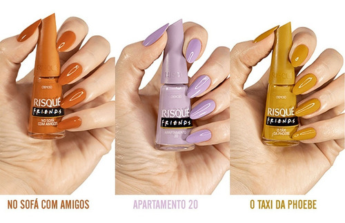 Imagem 3 de 3 de Esmalte Risque Coleção Friends 8ml Wxz