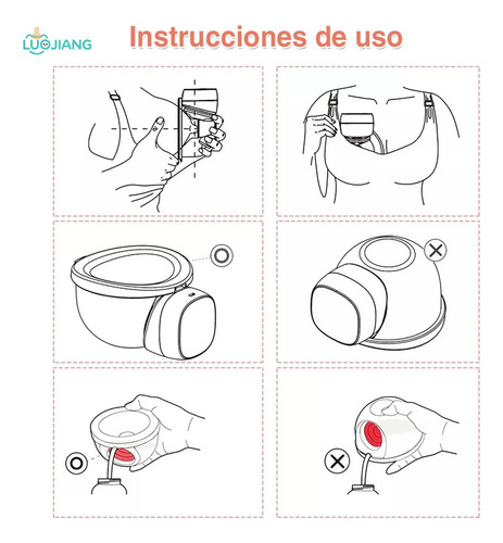 Extractor De Saca Leche Eléctrico Portátil Manos Libre 3mode