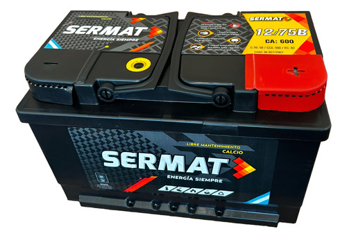 Batería Sermat 12x75 Blindada Delivery Córdoba Capital