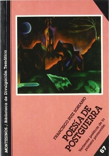 Poesia De Postguerra - Ruiz Soriano Francisco, De Ruiz Soriano Francisco. Editorial Anthropos En Español