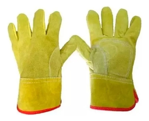 Guantes De Trabajo Descarne Americano Puño Corto Mann