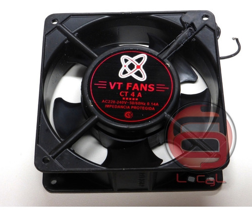 Imagen 4 de 10 de Turbina Cooler Fan Extractor 220v Ruleman 4 Pulgadas 120x38m