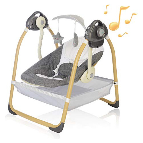 Baby Swings For Infants, Portable Swing For Baby With 6...