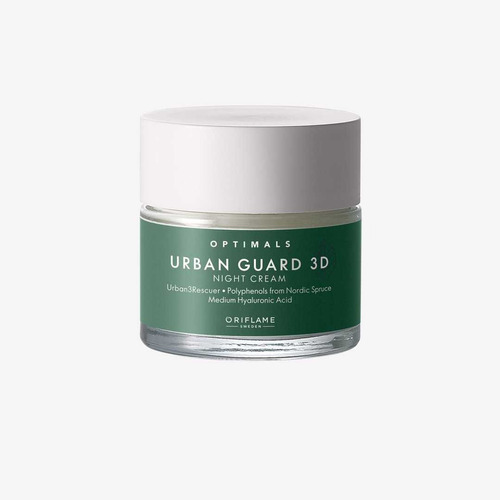 Crema De Noche Optimals Urban Guard 3d Oriflame