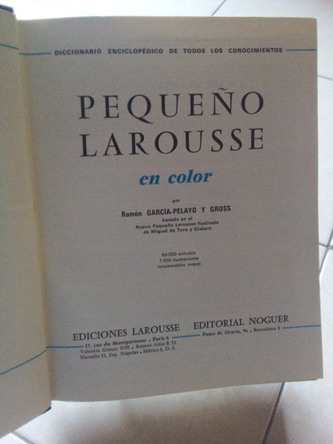 Pequeño Larousse En Color (Usado)