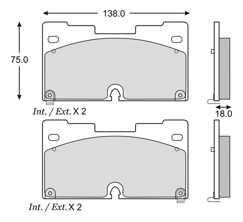 Balatas Delanteras Silverado 1500 2019-2021 Schaeffler Fag