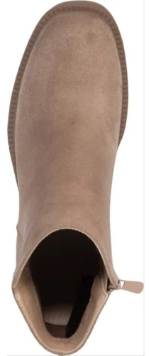 Bota Moto Pu Plataforma C/tacon Liso Tierra Bendita 8315