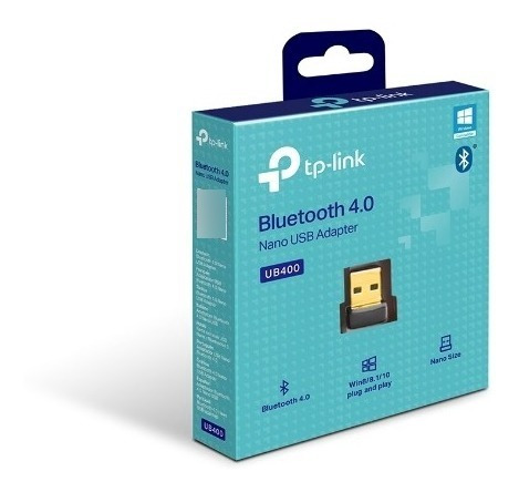 Imagen 1 de 9 de Adaptador Nano Usb Tp-link Ub400 Bluetooth 4.0 Windows 8-11