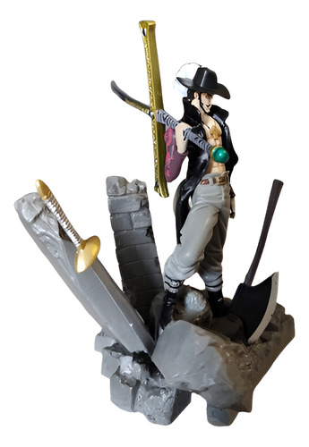 Figura De Drácula Mihawk Roronoa Zoro De One Piece 15 Cm