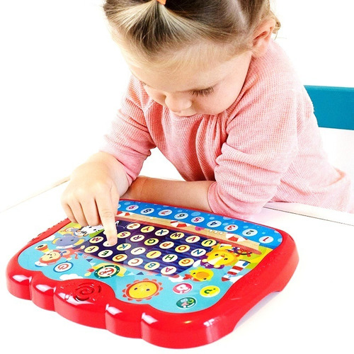 Imagen 2 de 10 de Smart Tablet Aprendizaje Para Niños Luz Sonidos Juegos 3en1