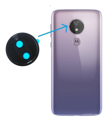 Moto G7 Power Lente Camara Trasera Reemplazo Roto Dañado