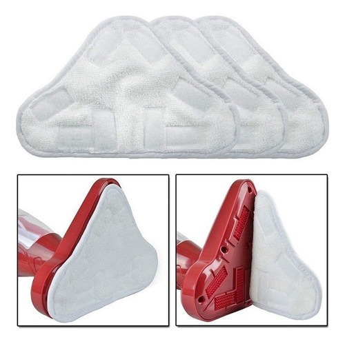 Almohadillas De 6 Uds For Limpiador De Mopa A Vapor H2o X5