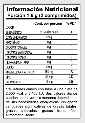 Imagen 5 de 7 de Zma Body Advance - Zinc, Magnesio, B6 - Pro Hormonal Natural