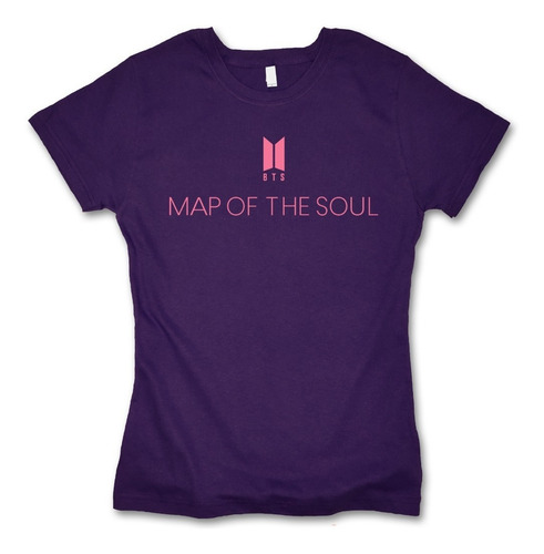 Bts Playera K Pop Map Of The Soul Para Mujer Pink Print