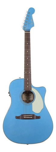 Guitarra Electroacustica Fender Sonoran Sce V2 Isys 3 Color Turquesa Orientación de la mano Derecha