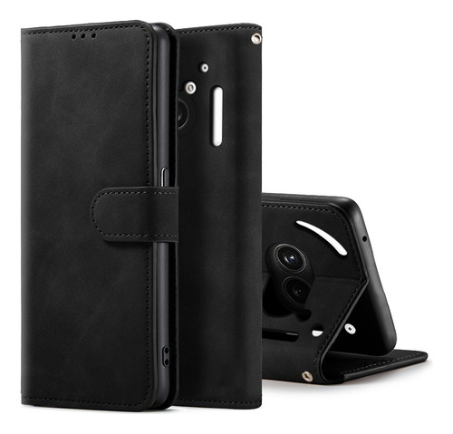 For Nothing Phone (2a) Pu Wallet Magnetic Clasp Card Case