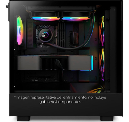 Enfriamiento Liquido Nzxt Kraken 240 Rgb Black Rl-kr240-b1 Led Argb