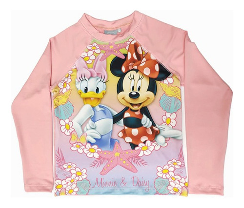 Remera Con Filtro Uv Minnie Y Daisy - Disney