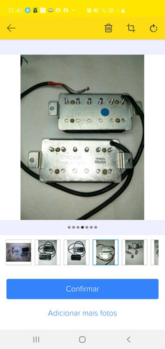 Captador Duncan Designed Humbucker/ Esp-set Leia Anúncio Att