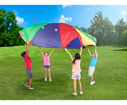 Juego De 12 Pies Para Niños, Paracaídas, Dosel, Carpa De Vie