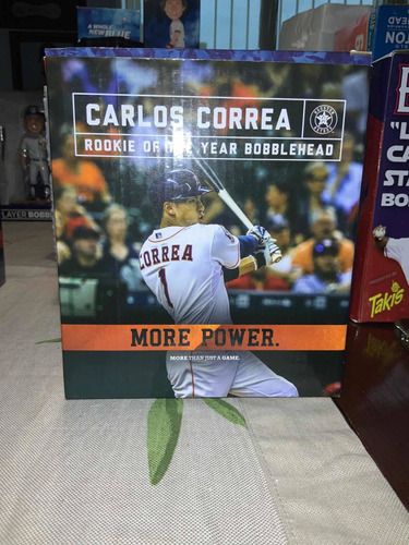 Figura De Béisbol Bobble Head Carlos Correa Cabezones