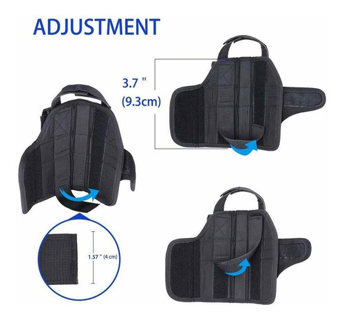 Funda De Pierna Caída, Funda De Pistola Táctica Ajust...
