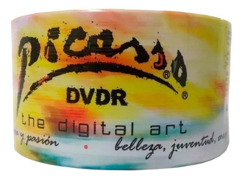 Disco virgem DVD-R Picasso de 16x por 50 unidades