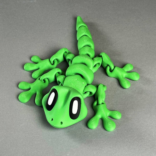 Muñeco Articulado Cocodrilo - Coleccionable En 3d