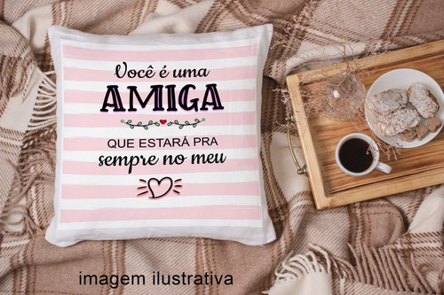 Almofada Personalizada Amiga No Coração - Amizade