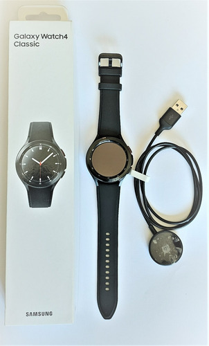Samsung Galaxy Watch4 Classic (46mm) Smartwatch Acero Boxed Black Black Black (Reacondicionado)